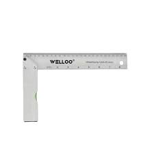 ESCUADRA CARPINTERA ALUMINIO 10" WELLOO