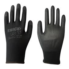 GUANTE PALMA NEGRO PU T10