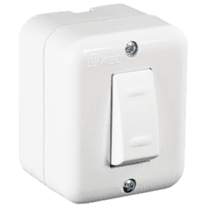 INTERRUPTOR CONMUTADOR SOBRE PUESTO 9/24-10 AMPERES BLANCO ARIS MEC