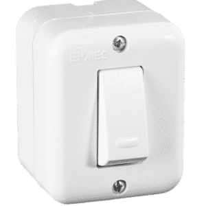 INTERRUPTOR SIMPLE SOBRE PUESTO 9/12 10 AMPERES BLANCO ARIS MEC
