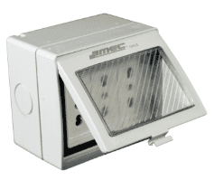 TOMACORRIENTE TRIPLE BIPASO 10/16A HIDROBOX MEC - Imagen 2