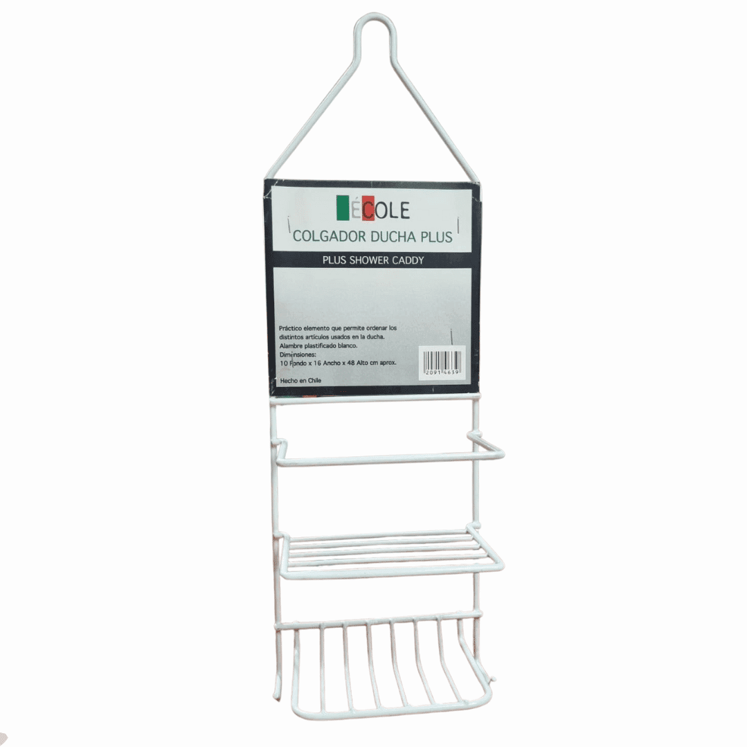 Colgador ducha 10x16x48cm