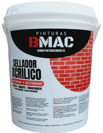 Galón sellador acrilico Rojo