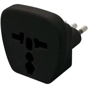 ADAPTADOR UNIVERSAL 10A, 250V, 2P, NEGRO - LEXO