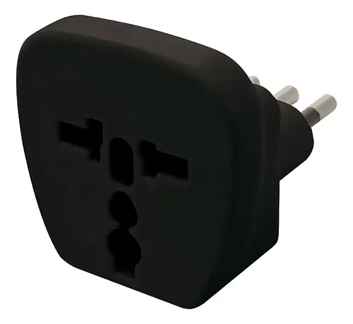 ADAPTADOR UNIVERSAL 10A, 250V, 2P, NEGRO - LEXO