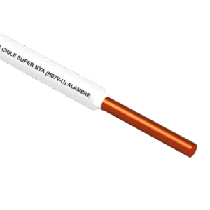 ALAMBRE NYA H07V-U 1X2,5MM2 X MTS BLANCO