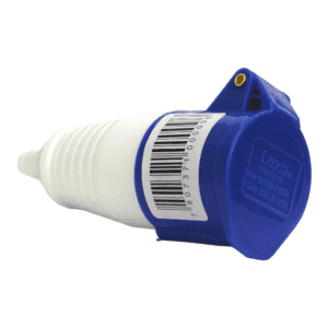 ENCHUFE INDUSTRIAL HEMBRA VOLANTE IP44, 16A, 220V, 2P+T LEXO