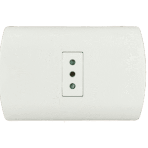 ENCHUFE SIMPLE EMBUTIDO 10 AMPERES BLANCO ARIS MEC