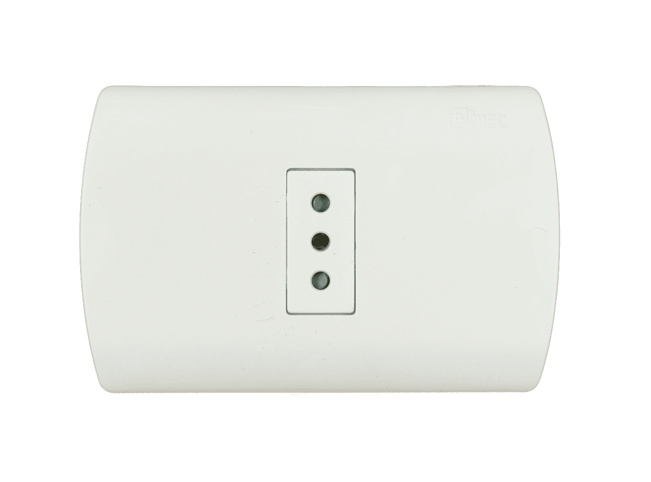 ENCHUFE SIMPLE EMBUTIDO 10 AMPERES BLANCO ARIS MEC