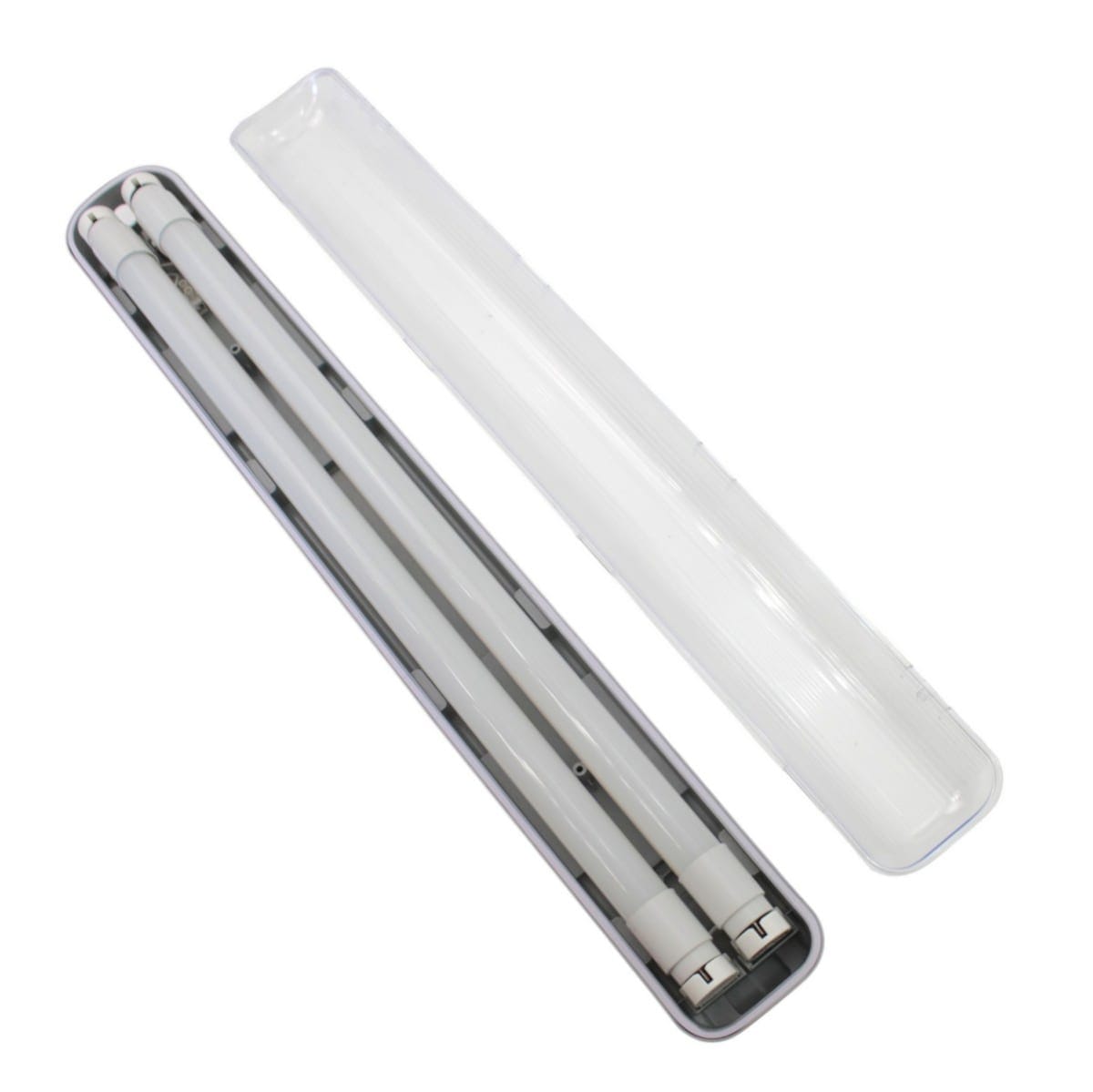 ESTANCO LED 2X9W, 60 CMS LUZ FRIA (6000K) CON TUBOS MEGABRIGHT - Imagen 2