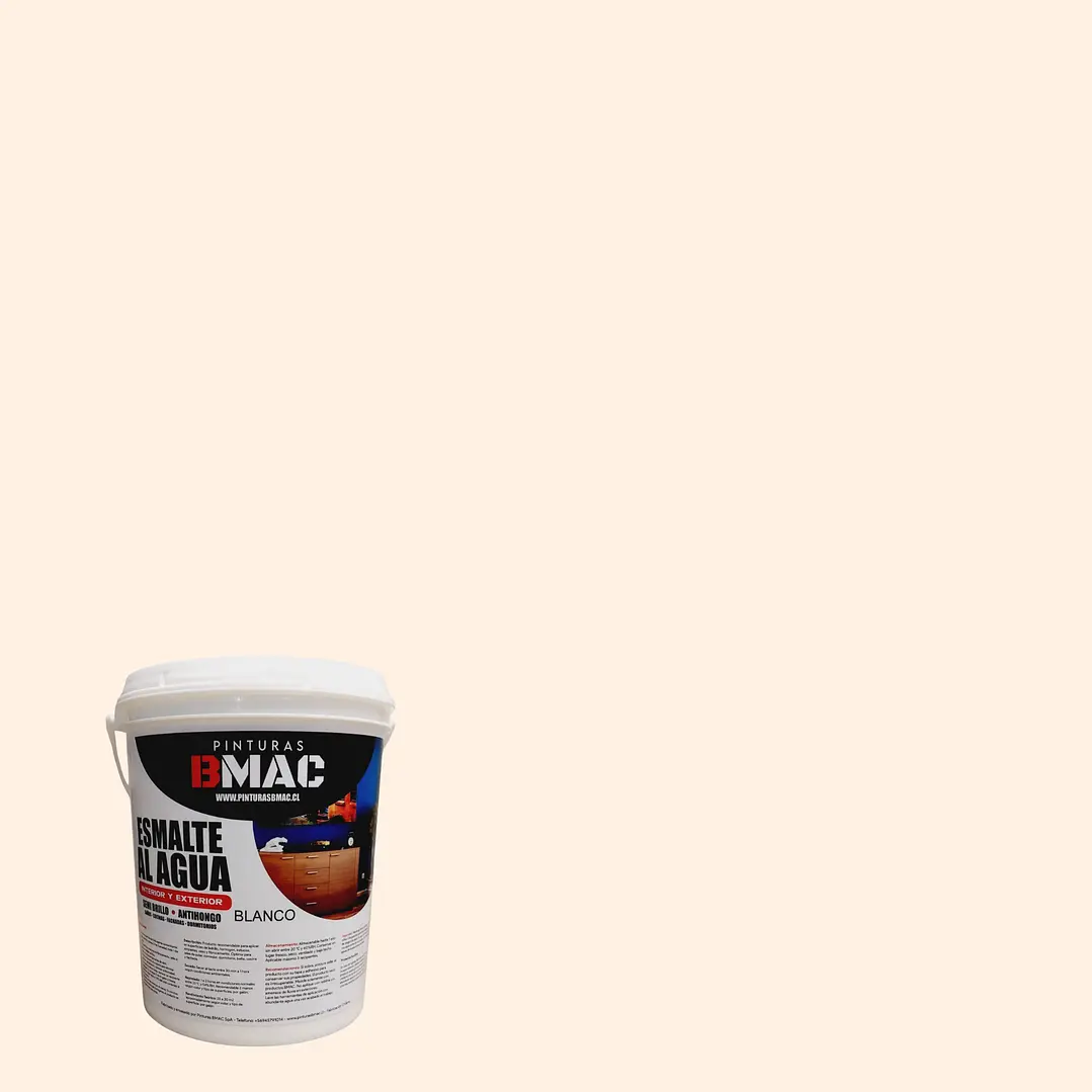 Galón esmalte al agua crema