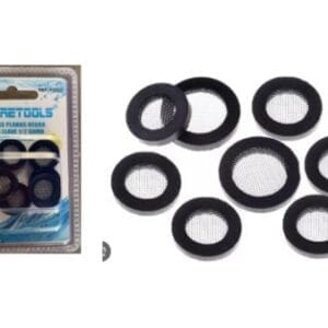 SET DE GOMAS PLANAS P/LLAVE CON MALLA 10 Und