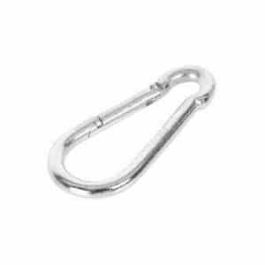 Bandola mosqueton con seguro 8mm 3" 230kg