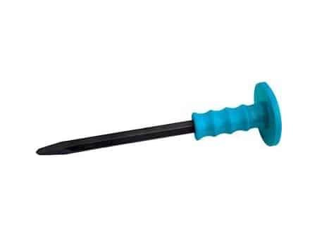 CINCEL DE FIERRO PUNTA C/PROTECTOR