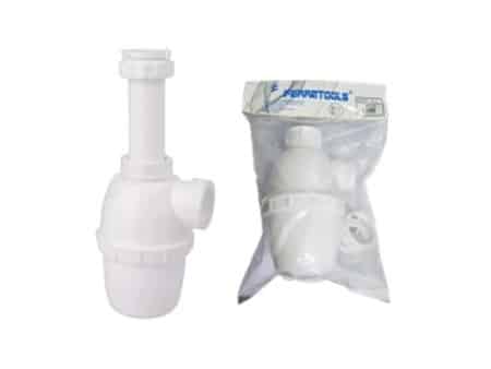 SIFON DESAGUE LAVATORIO 1 1/4" SALIDA RECTA