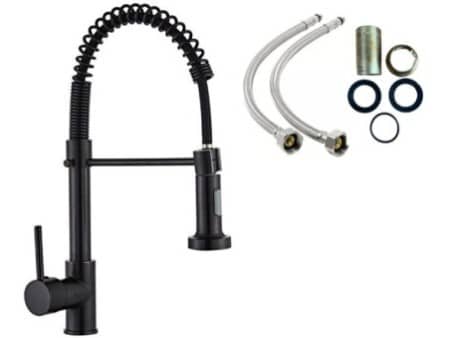 LLAVE EXTENSIBLE MONOMANDO LAVAPLATOS NEGRO