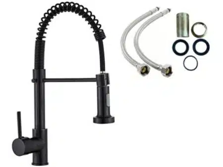 LLAVE EXTENSIBLE MONOMANDO LAVAPLATOS NEGRO