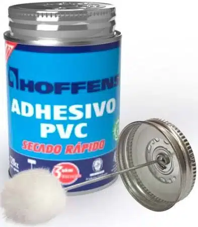 ADHESIVO PVC LATA 120 CC C/APLICADOR HOFFENS