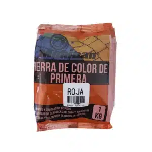 TIERRA DE COLOR ROJO DE PRIMERA BOLSA 1 KG