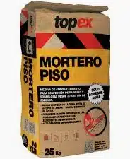 Mortero piso Topex 25 kg