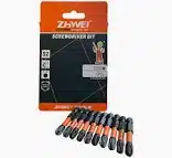Set 10 Puntas Phillips De Impacto PH3 50mm