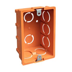 CAJA PVC DISTRIBUCIÓN C/OREJA METÁLICA